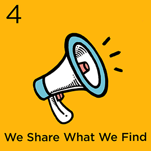 Step 4: We Share What We Find