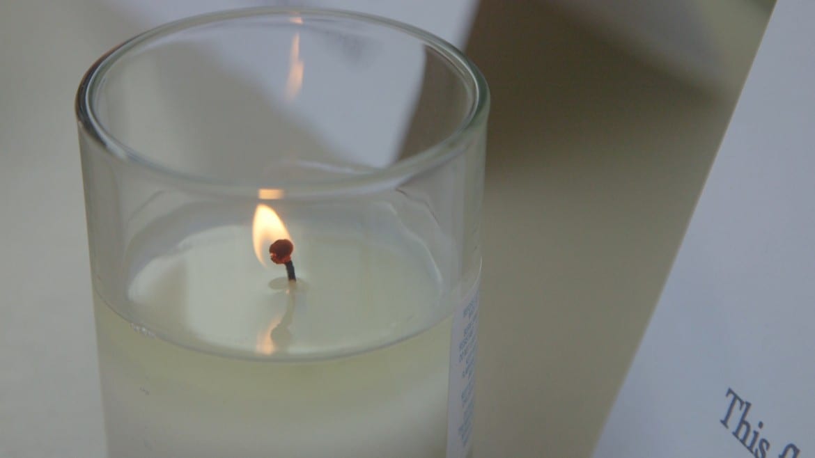 Close up photo of candle