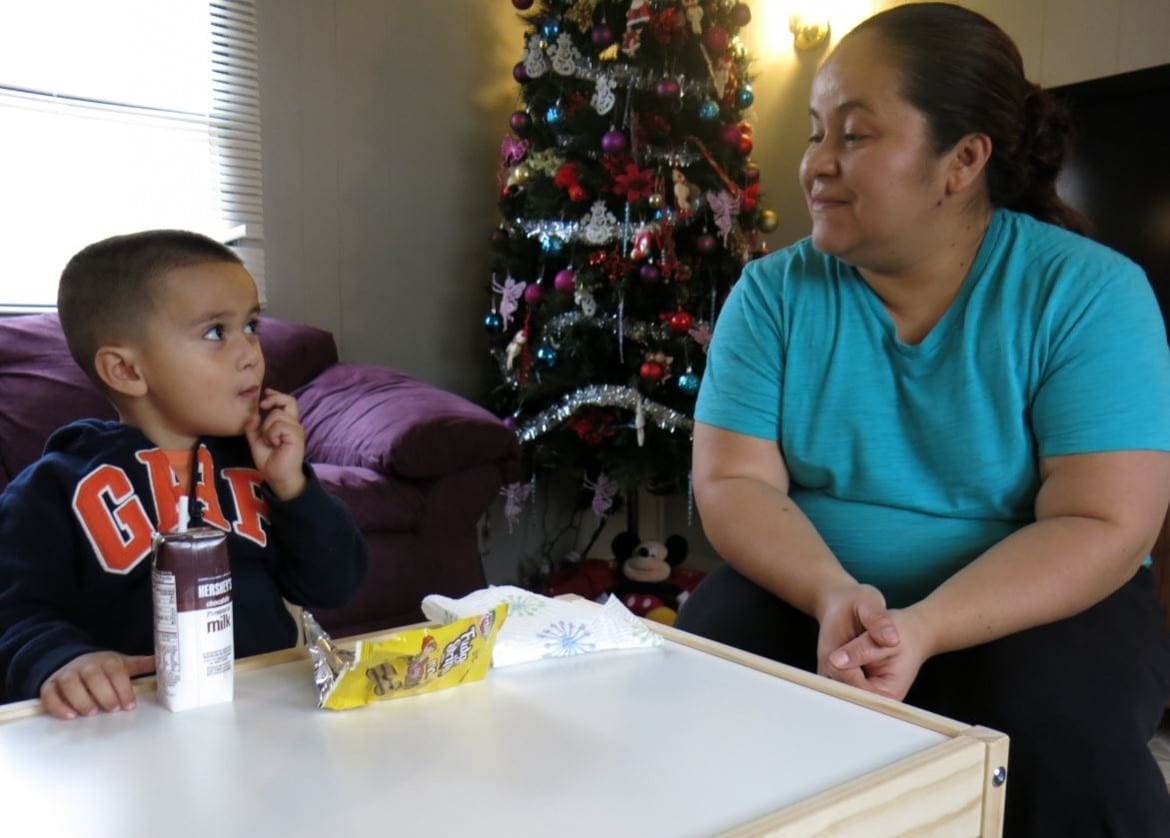 Wendy Santillan's 3-year-old son Raoul, who was diagnosed with autism, has found help for him through a training program geared toward families living in rural or remote areas.
