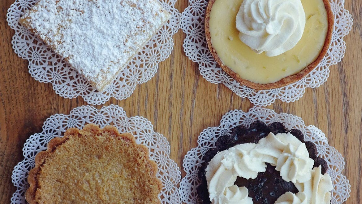 Four pastries.