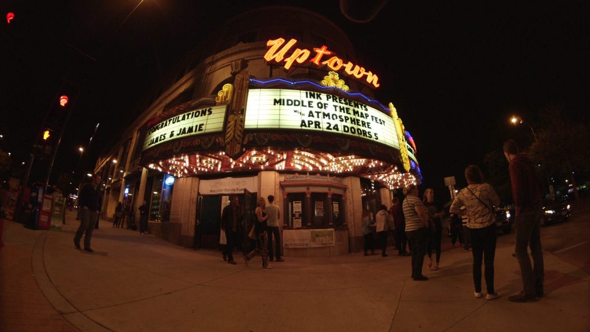 The exterior of The Uptown.