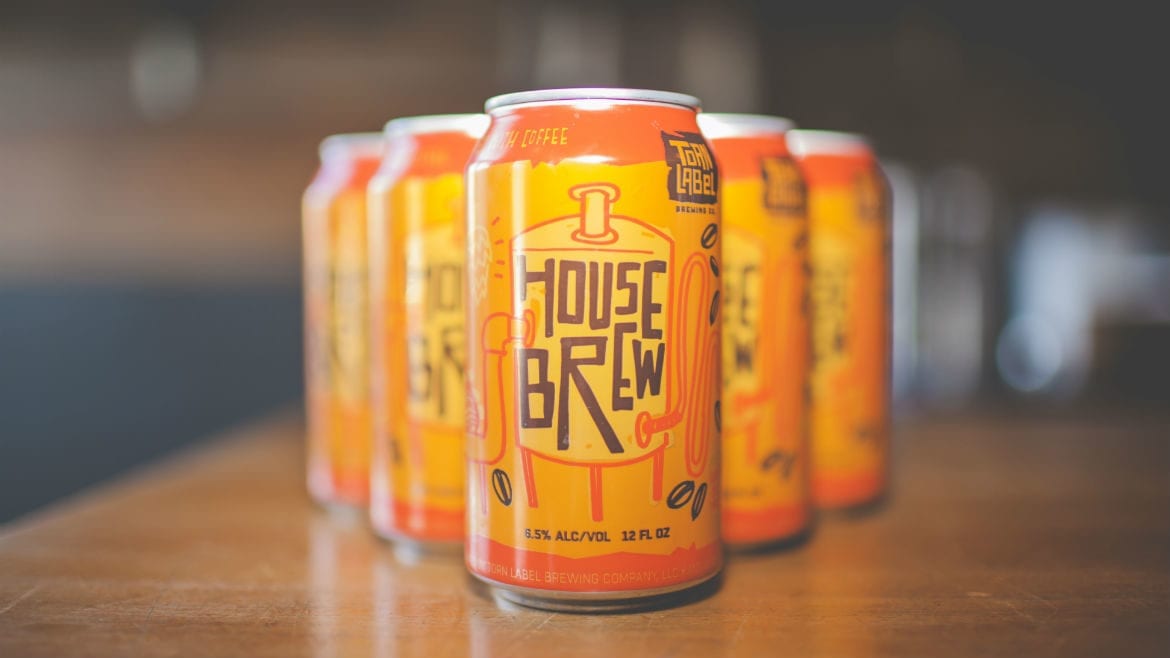 Torn Label Brewing Co.'s cans