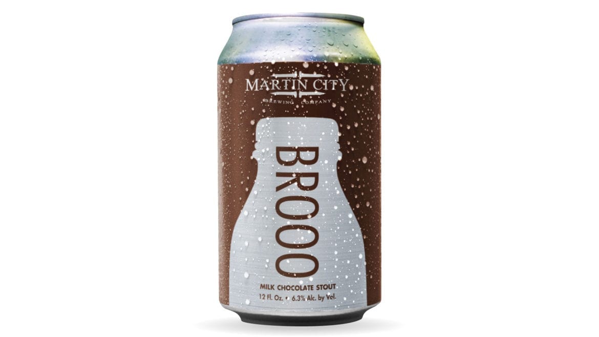 Martin City Brewing Co. and Shatto Milk Company have a new collaboration beer. Brooo is a chocolate milk stout.