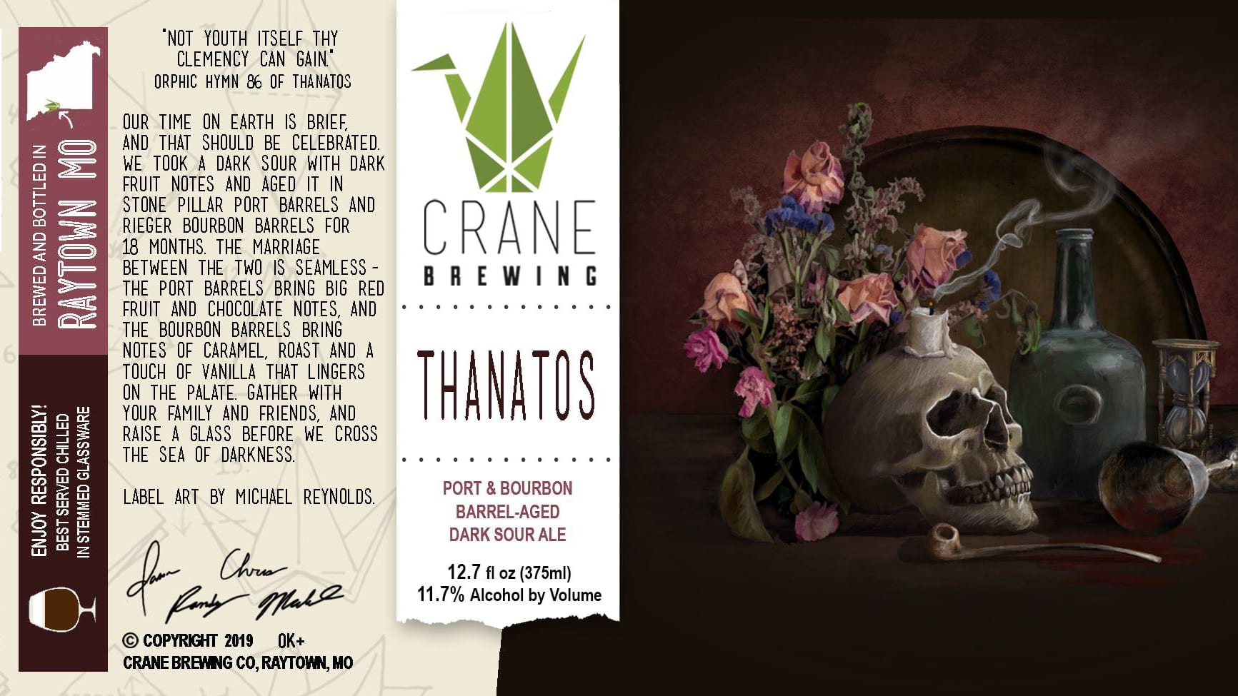 Crane Brewing Co.'s Thanatos,