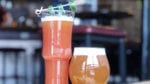 Get some heat with Prairie Fire Saison or a "Prairie Mary," beer cocktail at Border Brewing Co.
