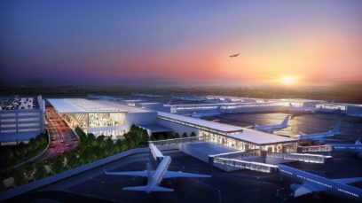 Rendering of new Kansas City International Airport.