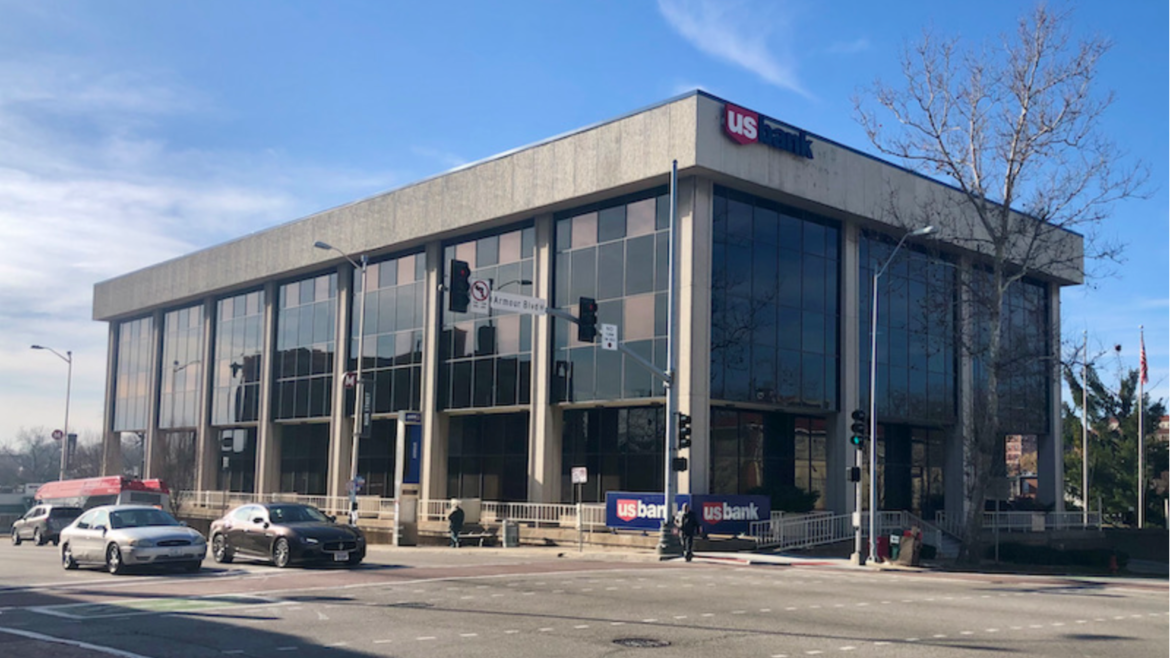 Mac Properties plans to completely renovate the US Bank building at Main Street and Armour Boulevard.