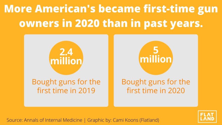 First-time gun ownership graphic.