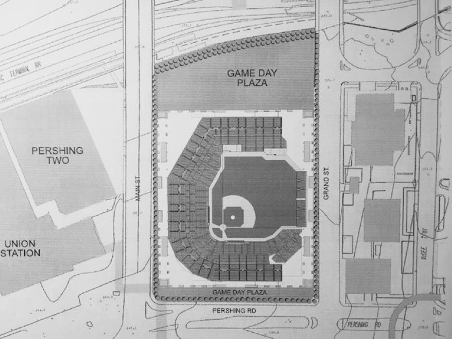 An early proposal called for a ballpark to replace Washington Square Park.