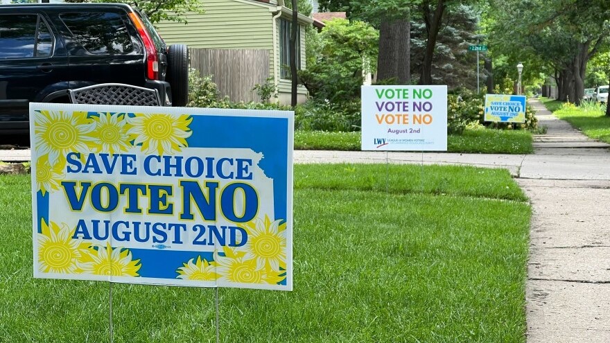 Save Choice campaign sign
