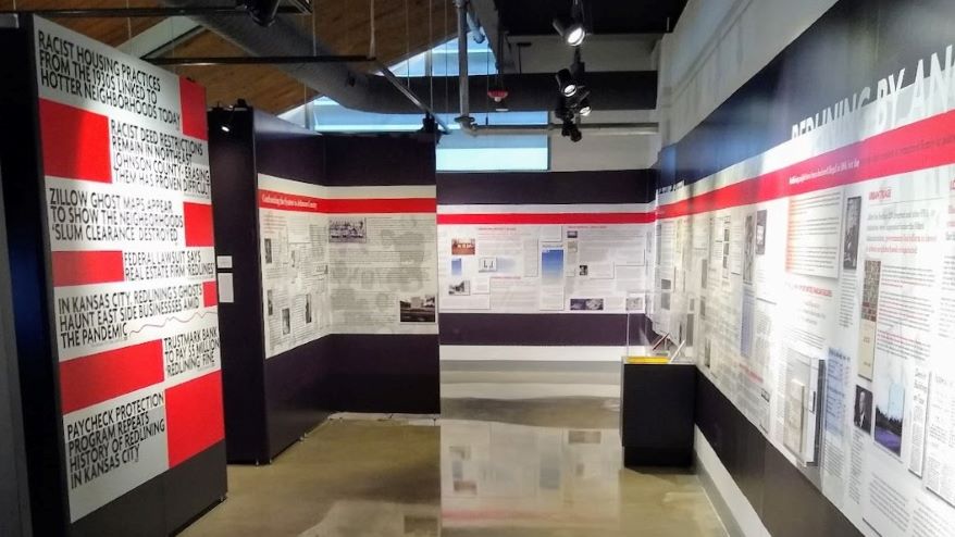 The redlining exhibit covers many aspects of the practice and how it helped shape Johnson County.