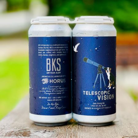 BKS Artisan Ales’ new strong ale, Telescopic Vision.