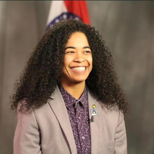 Ashley Bland Manlove, chair of the Missouri Legislative Black Caucus.