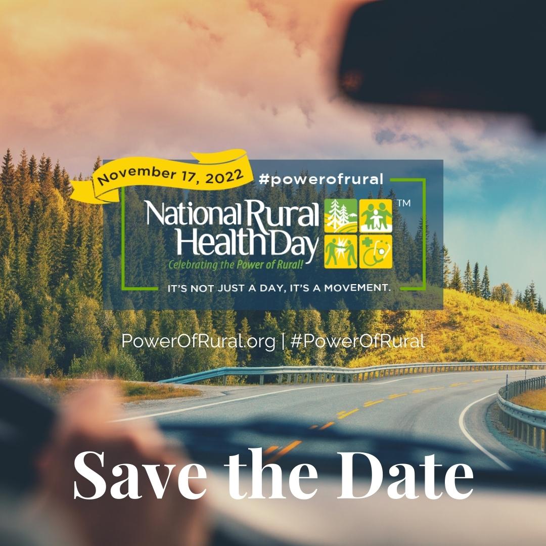 National Rural Health Day postcard.