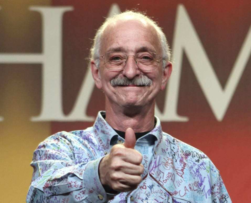 Picture of Dr. Woodie Flowers at 2011 FIRST Robotics Championship