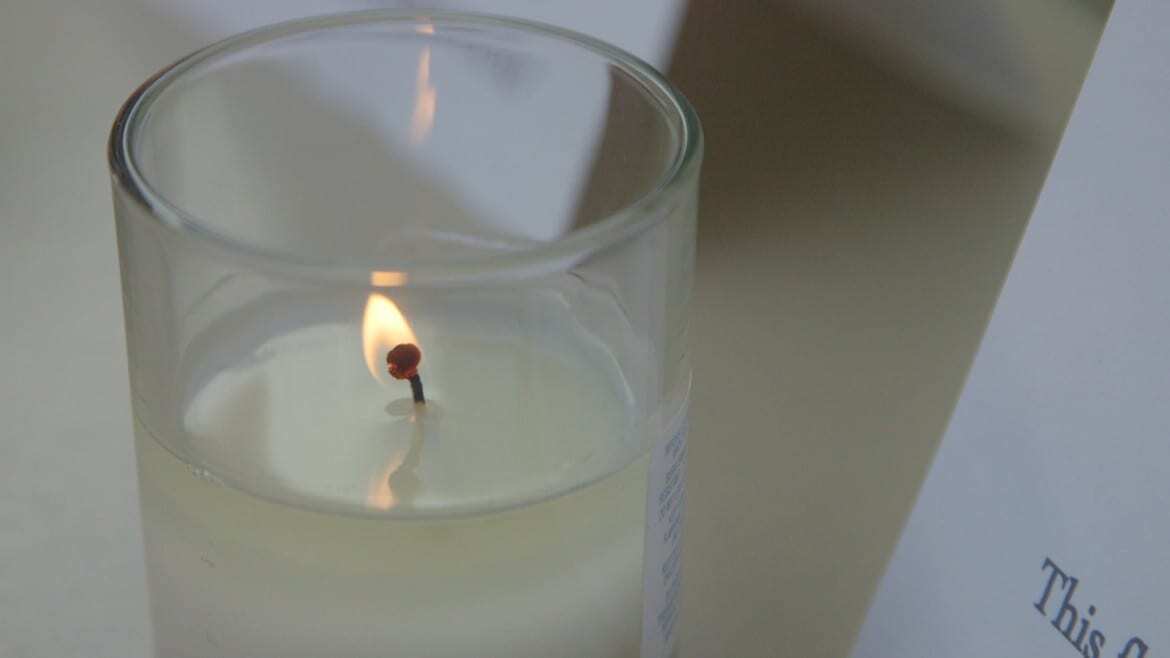 Close up photo of candle