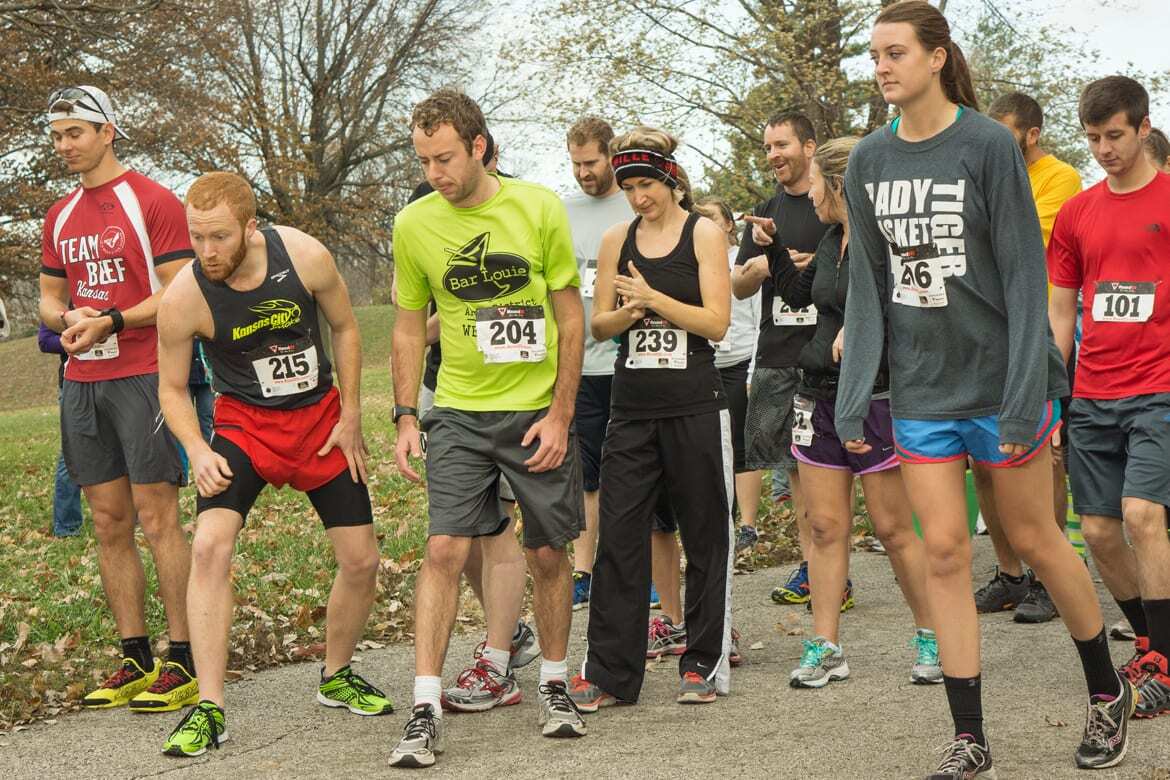 Racers at the starting line