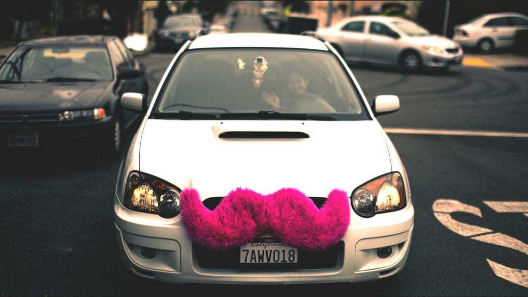 A Lyft car. Creative commons photo courtesy of Flickr user Alfredo Mendez.