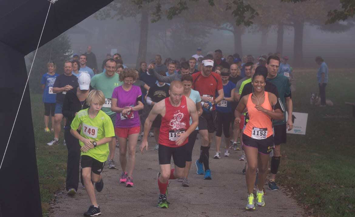 runners and walkers starting race