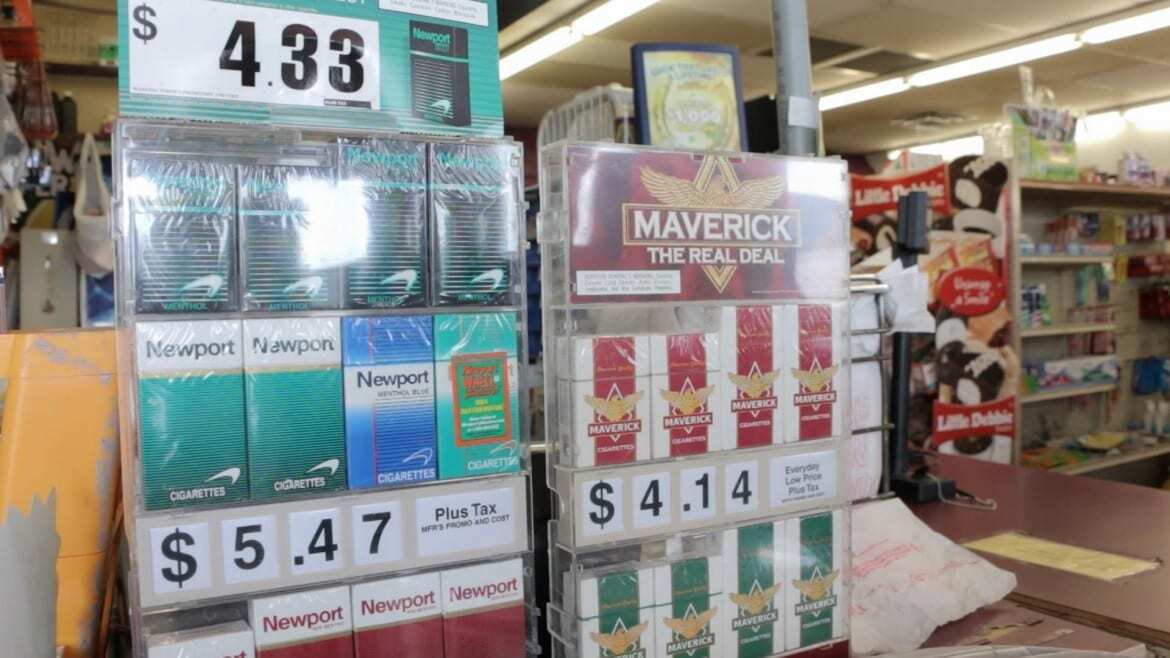 cigarette display