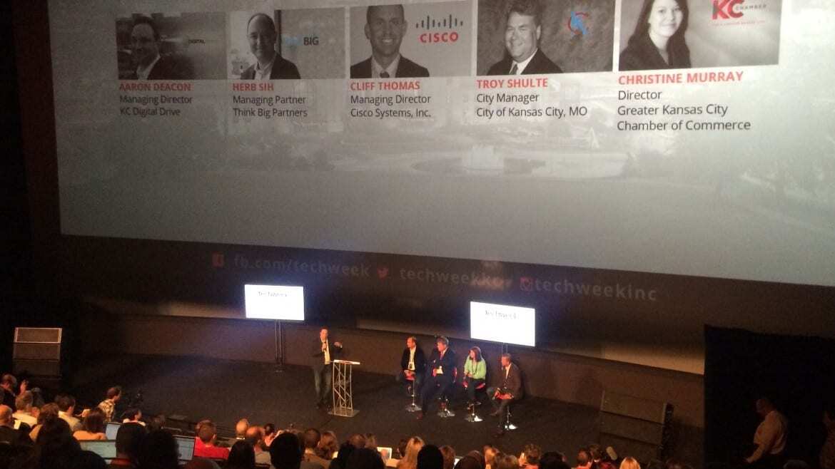 group of people on a stage