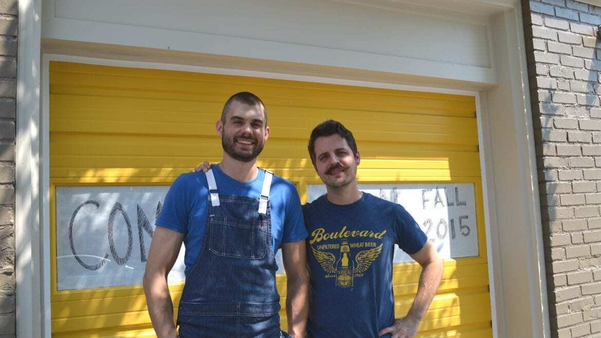 From left, Jon Ponzer and Josh Eans are developing the menu for the Columbus Park Ramen Shop in preparation of a Fall opening. (Photo: Jonathan Bender | The Recommended Daily)