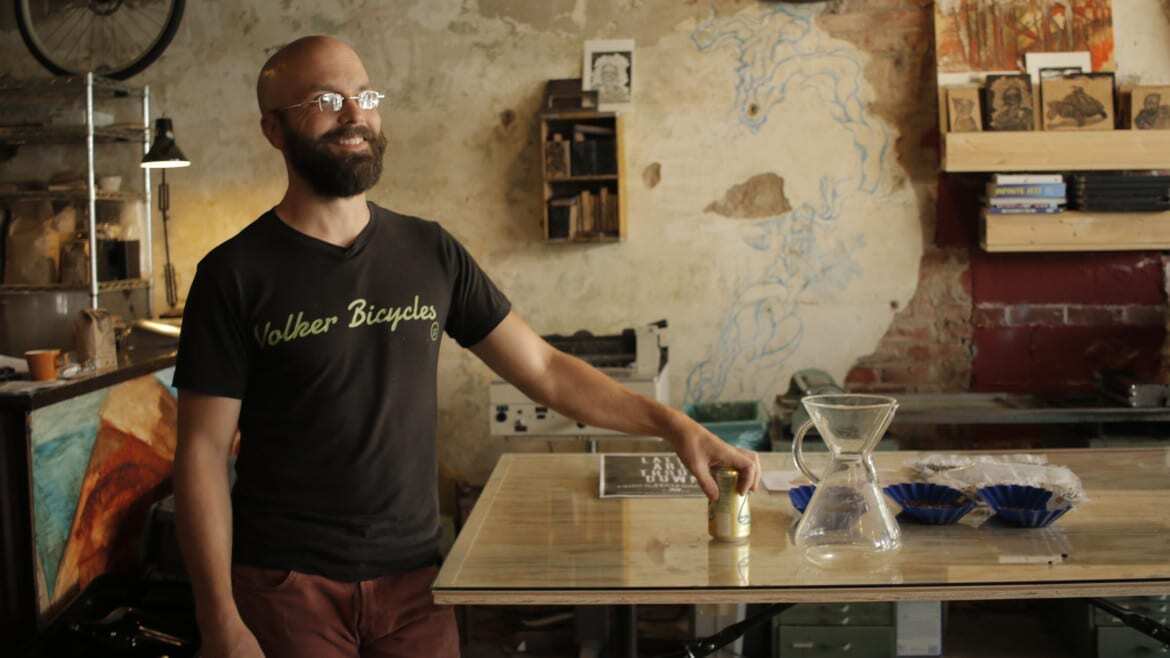 Oddly Correct's founder, Gregory Kolsto, offers a simple guarantee: If you don't like your coffee, he'll buy it back. Thing is, you'll probably like it. (Photo: Cole Blaise | Flatland)