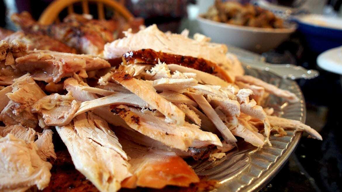 The traditional Thanksgiving Day meal might be a belt-buster, but it won't bust your carbon footprint score. (Credit: Jack Amick | Flickr CC)