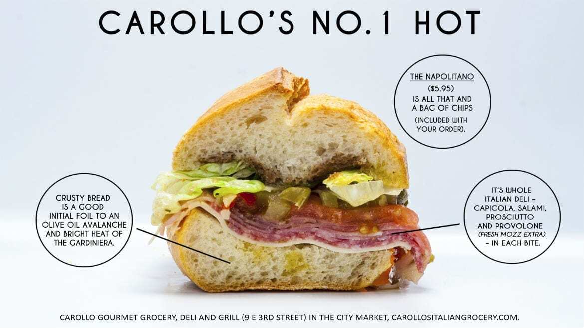 A picture of a sandwich.