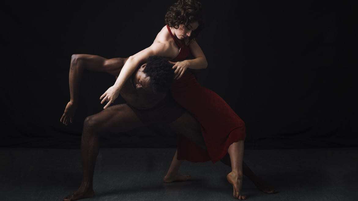 Two dancers together