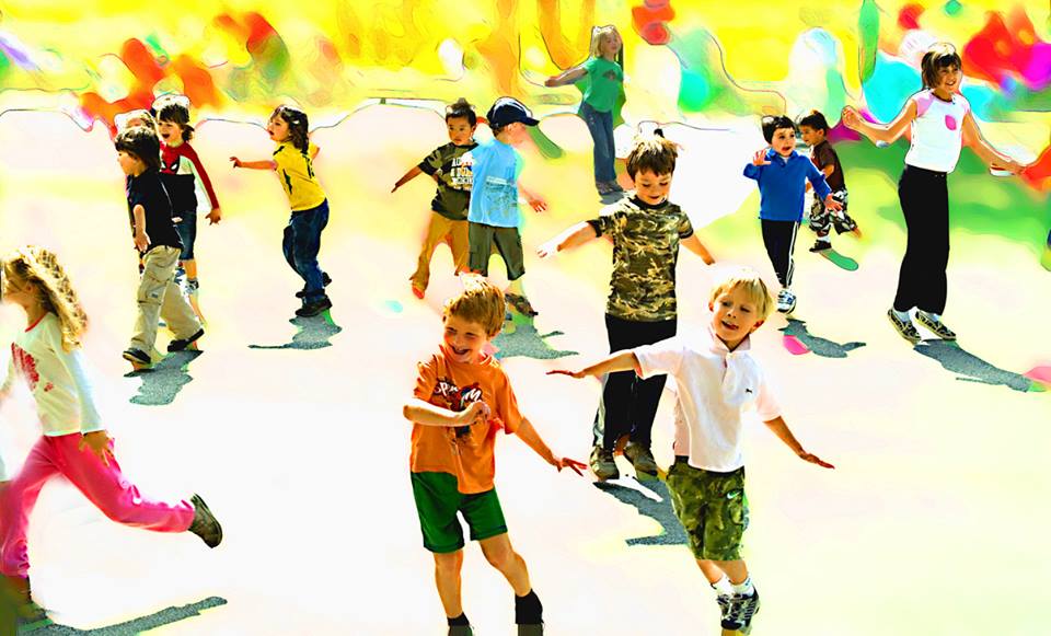 children playing
