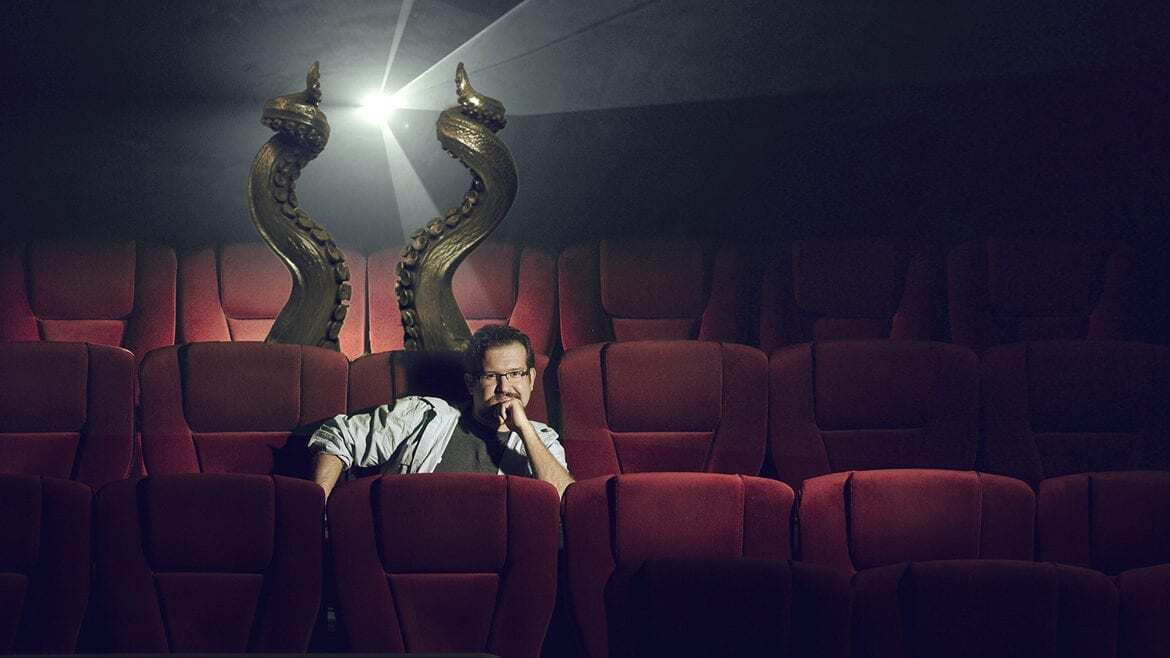 A man in a theater