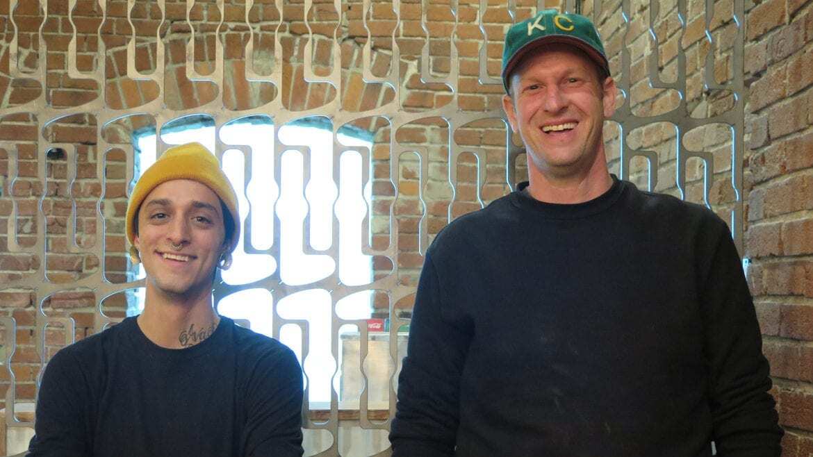 Chef Jakob Polaco and Adam Northcraft