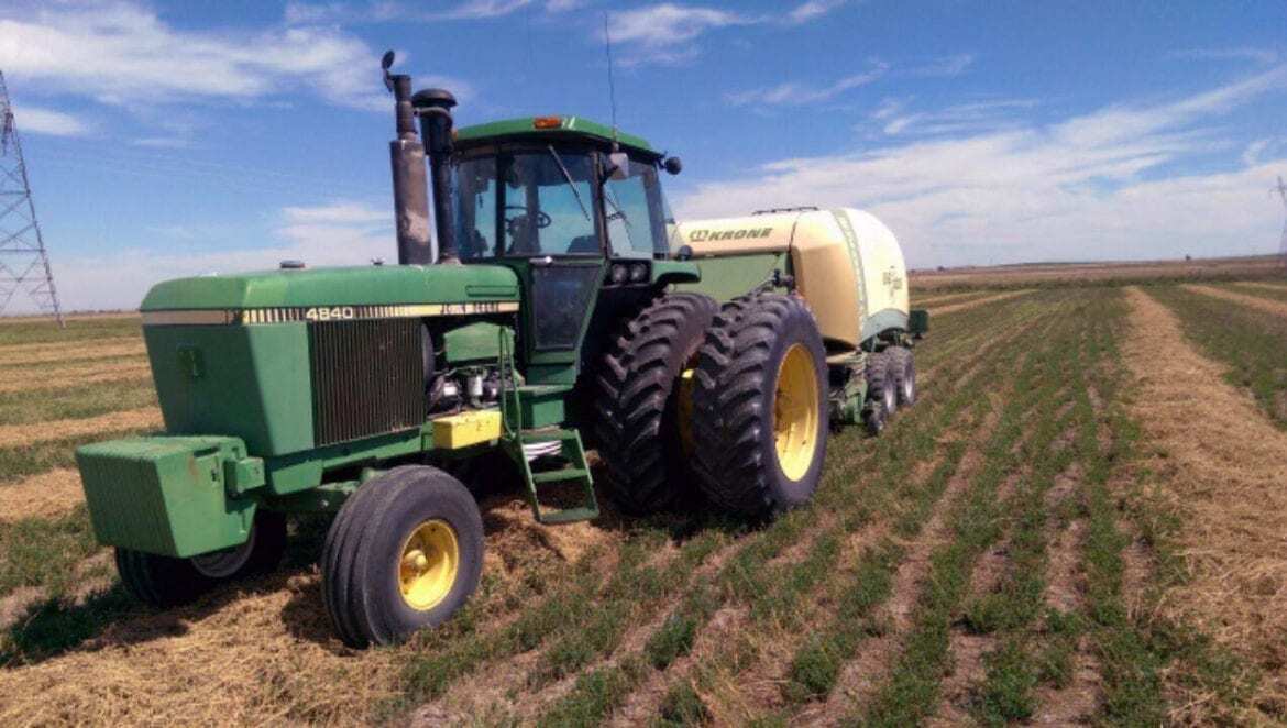 A tractor.
