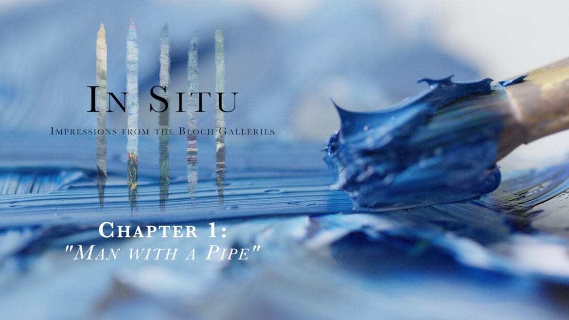 Paintbrushes thick with paint and the words "In Situ"
