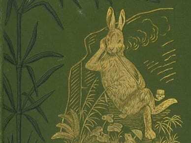 Detail of the cover of Uncle Remus, His Songs and His Sayings: The Folk-Lore of the Old Plantation, By Joel Chandler Harris