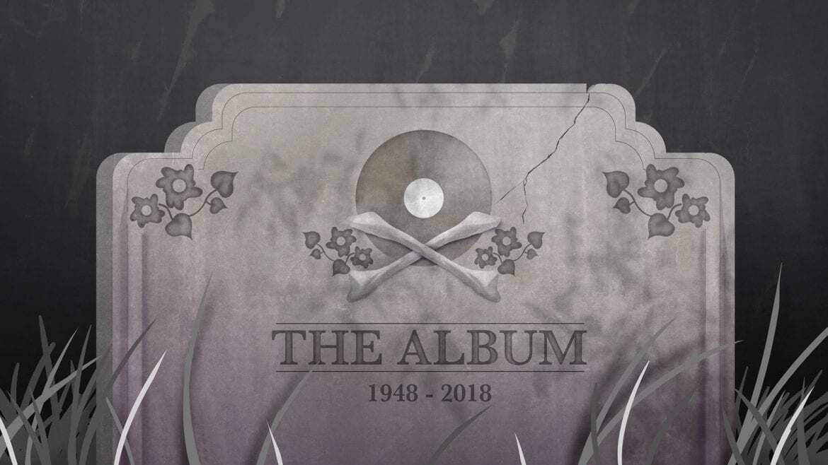 A tombstone for the album format