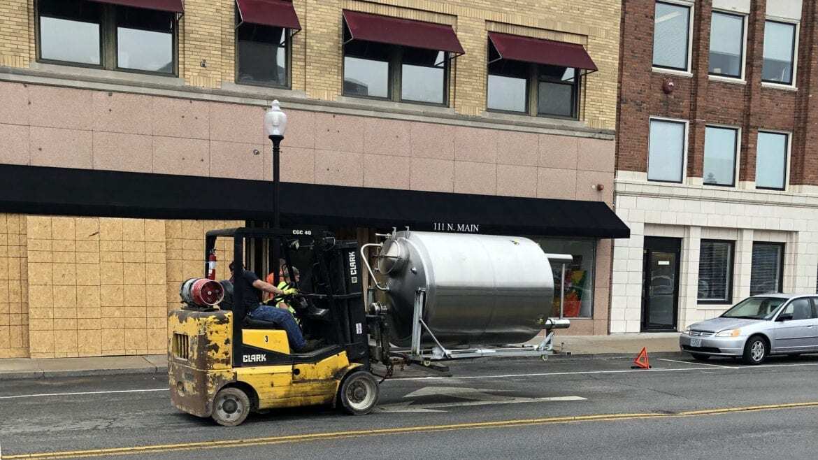 3 Trails Brewing is in the midst of building out its brewery