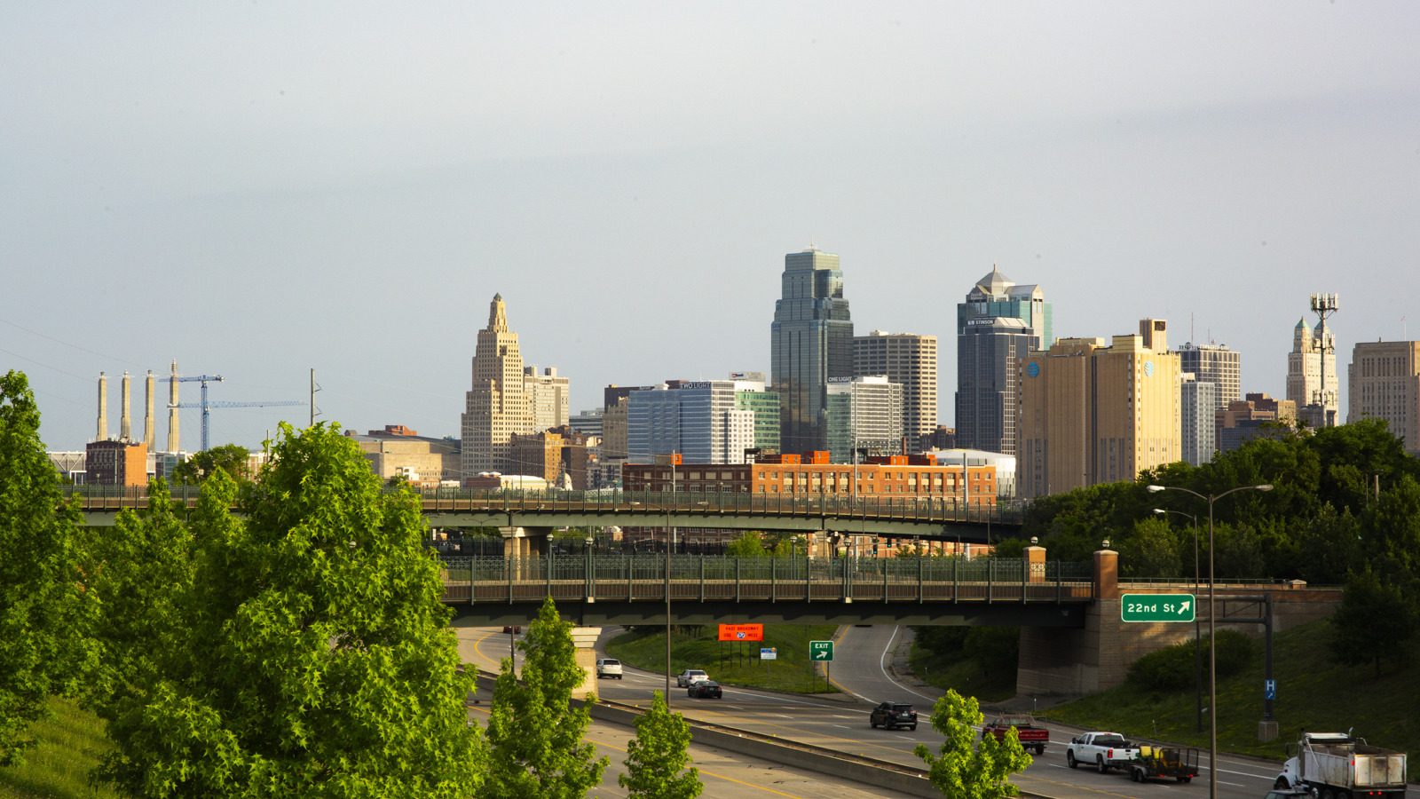 A view of Kansas City's skyline.
