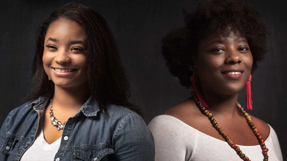 Taylor Hudspeth (left) and Chantell Smith have been thinking about how church finds it way into their lives.