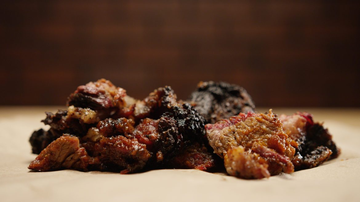 Plate of barbecue
