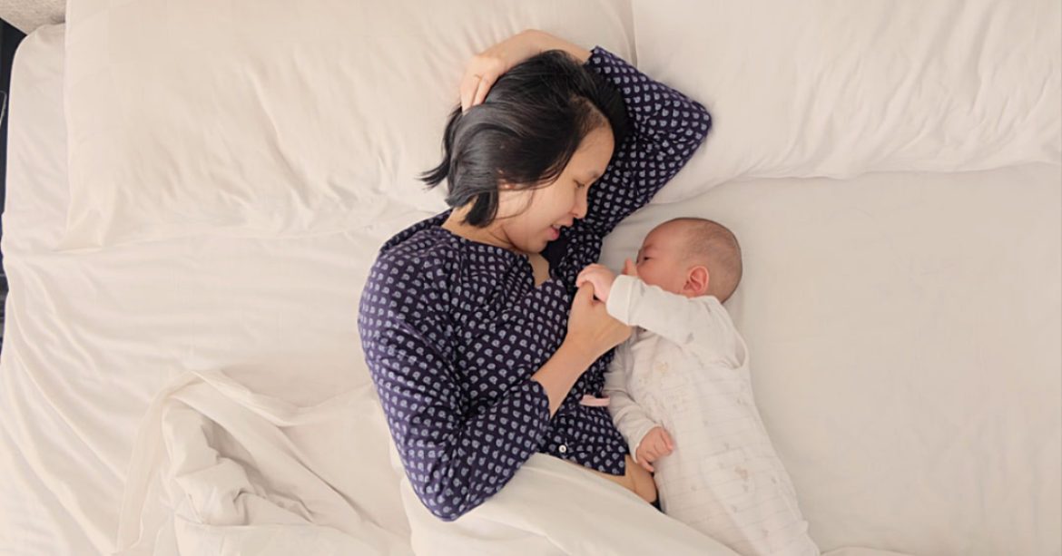 Mom with baby