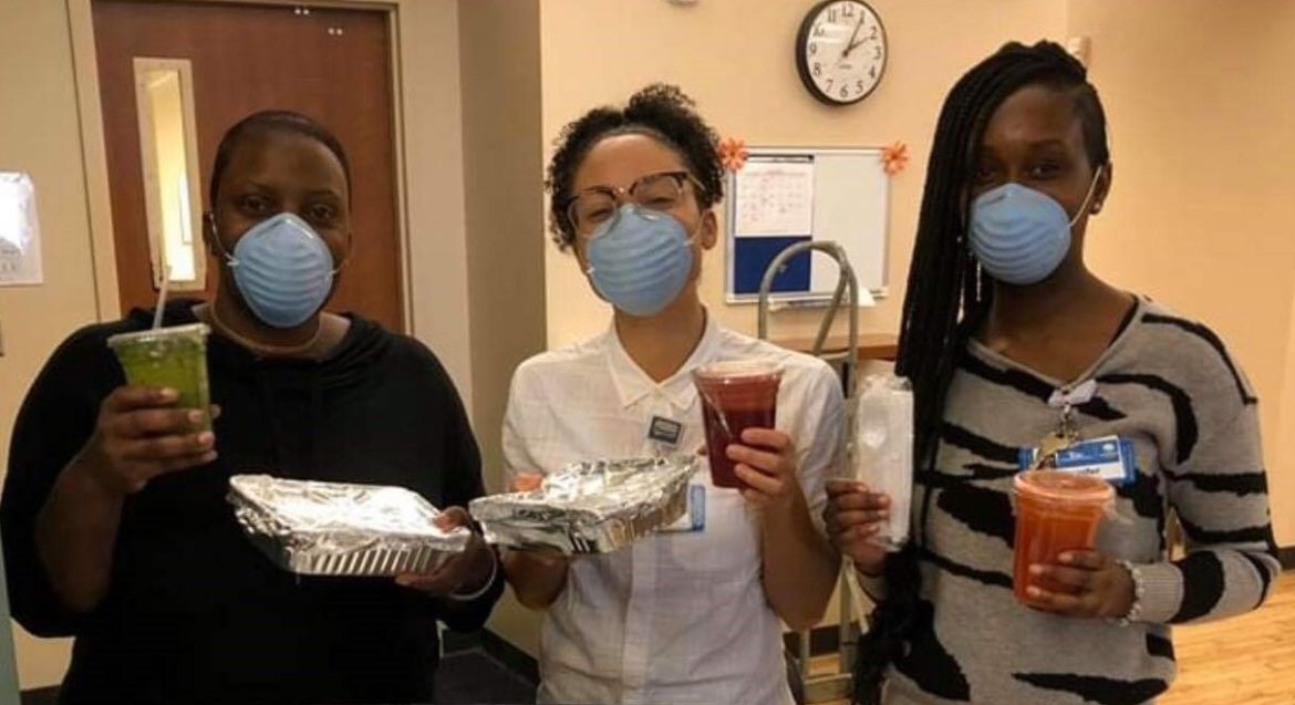 Hospital workers