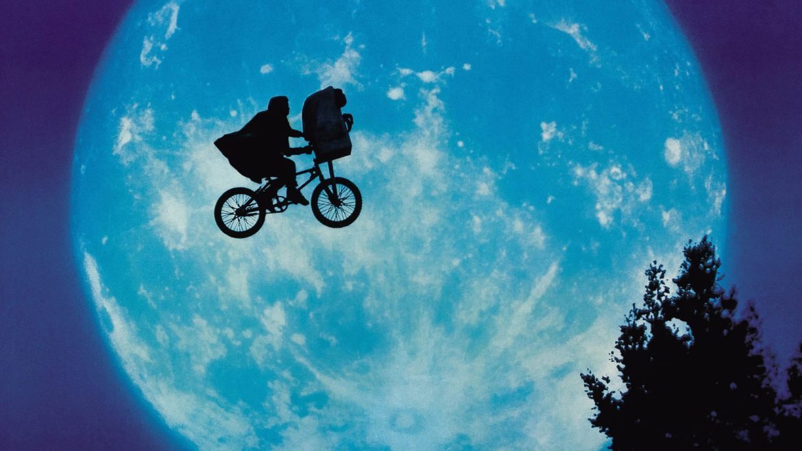 Scene from "E.T. the Extra-Terrestrial."