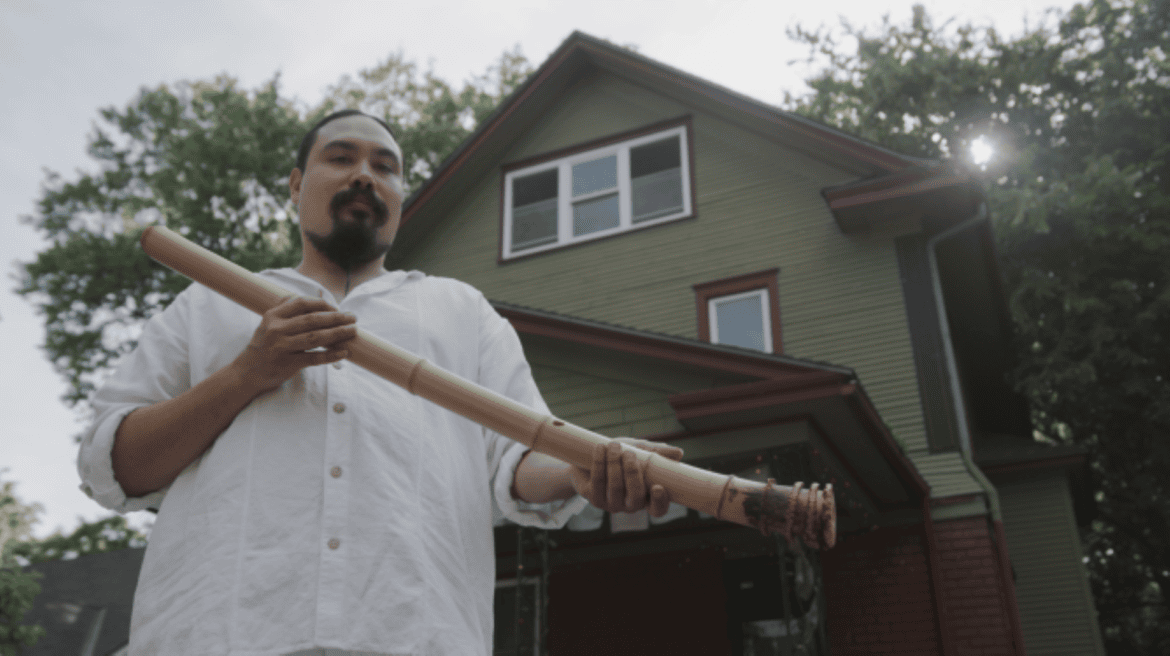 Kansas City flute maker John Mark Aladeen