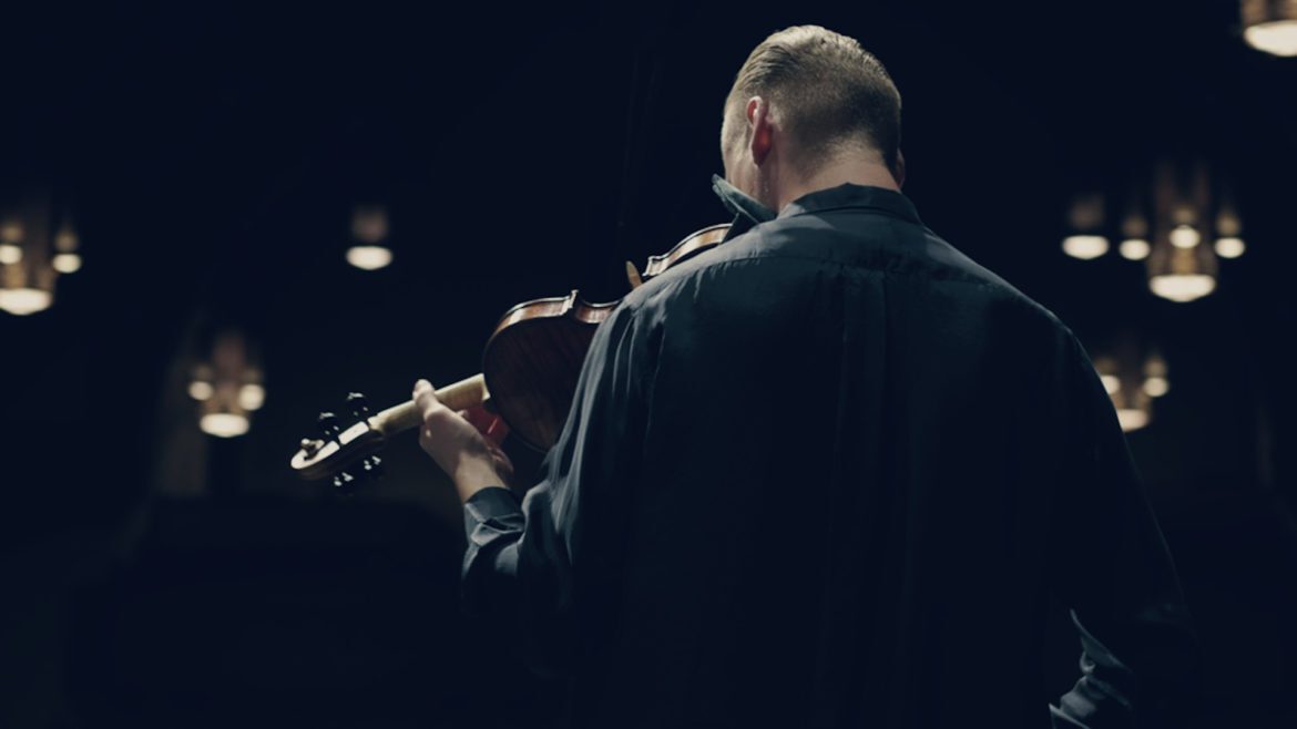 Violinist Orin Laursen.