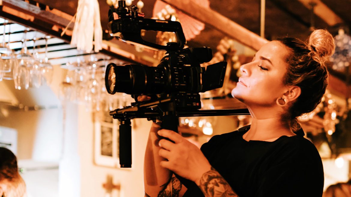 A scene from Women in Film + Media Kansas City video.