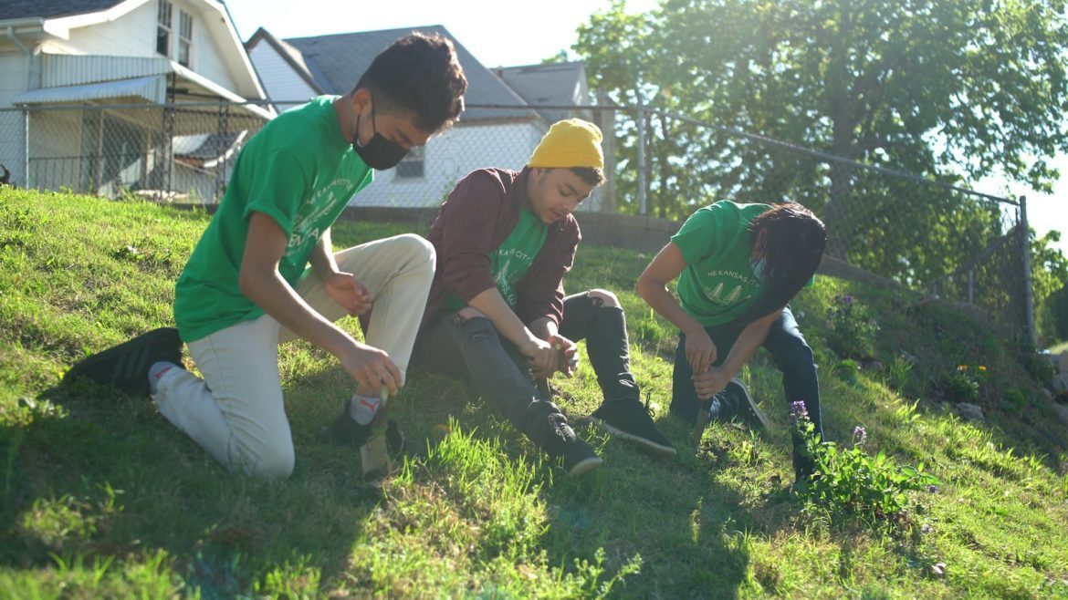 Members of Groundworks NRG's Green Team recently installed "green infrastructure" in Kansas City, Kansas.