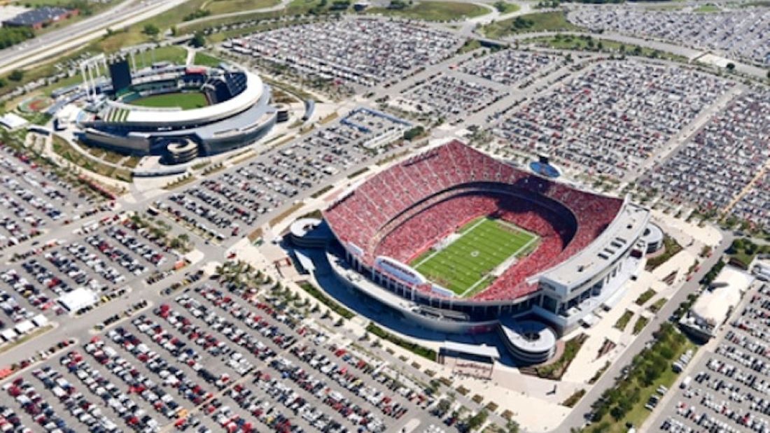 Aerial view of Truman Sports Complex