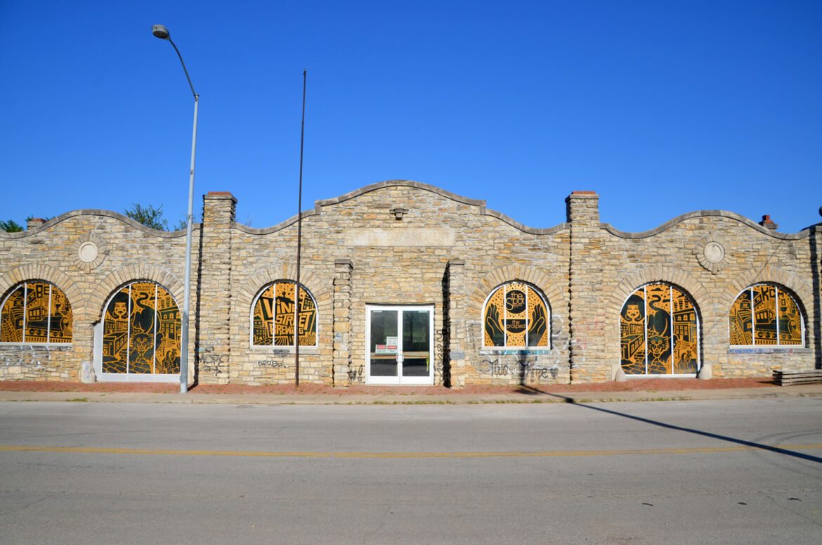 Exterior view of 2000 Vine Street in July 2022.